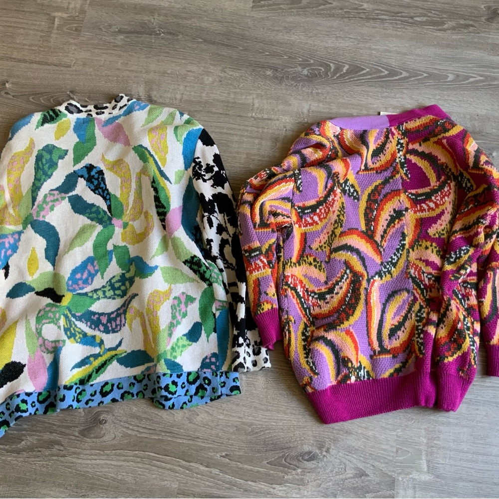 FARM Rio Colorful Patterned Sweaters - Multicolor and Pink - Picture 2 of 7